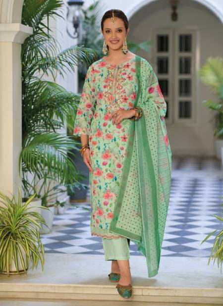 Ayleen By Zaveri Linen Readymade Printed Suits Catalog
